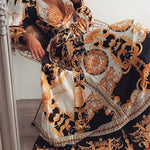Faye - Boho Printed Dress — view 10