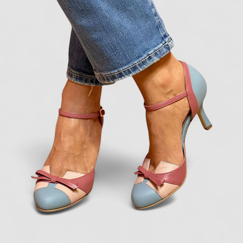 Bellarosa - Colourful Knot Sandals with Straps and Round Toe — view 4