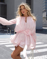Maelani - Elegant Mini Dress with Waist Band