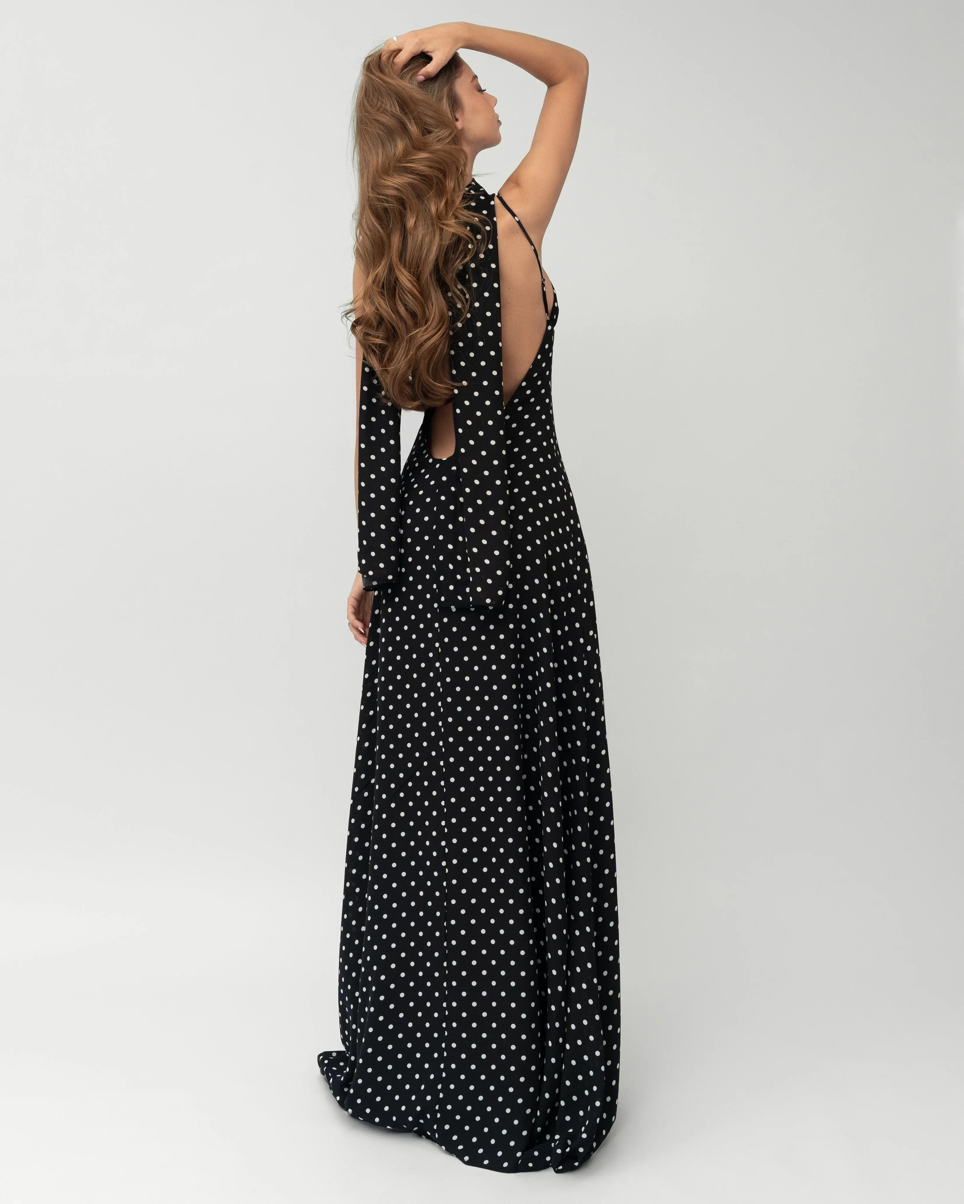 Midnight Muse Polka Maxi — view 3