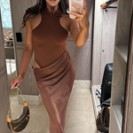 Faye - Asymmetrical Maxi Dress — view 5