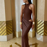 Faye - Asymmetrical Maxi Dress — view 7
