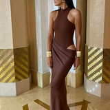 Faye - Asymmetrical Maxi Dress — view 7