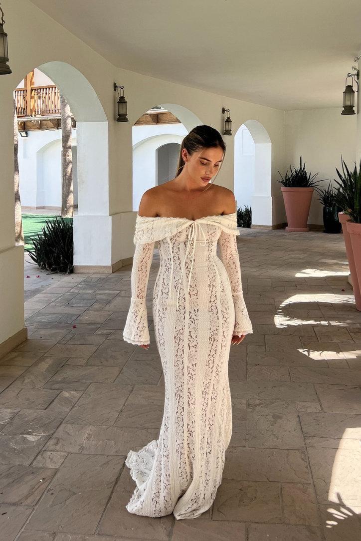 Rosie - Lace Maxi Dress — view 2
