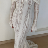 Rosie - Lace Maxi Dress — view 4