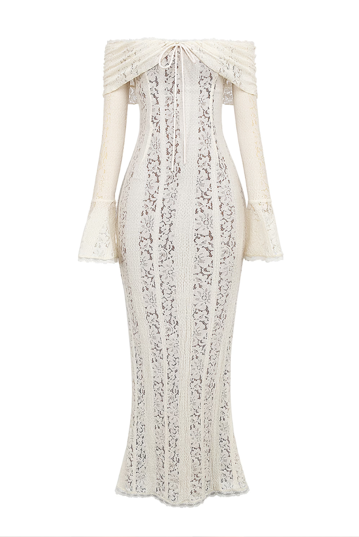 Rosie - Lace Maxi Dress — view 6