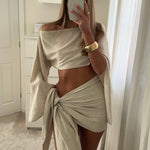 Ainsley - Linen Sarong Set — view 5
