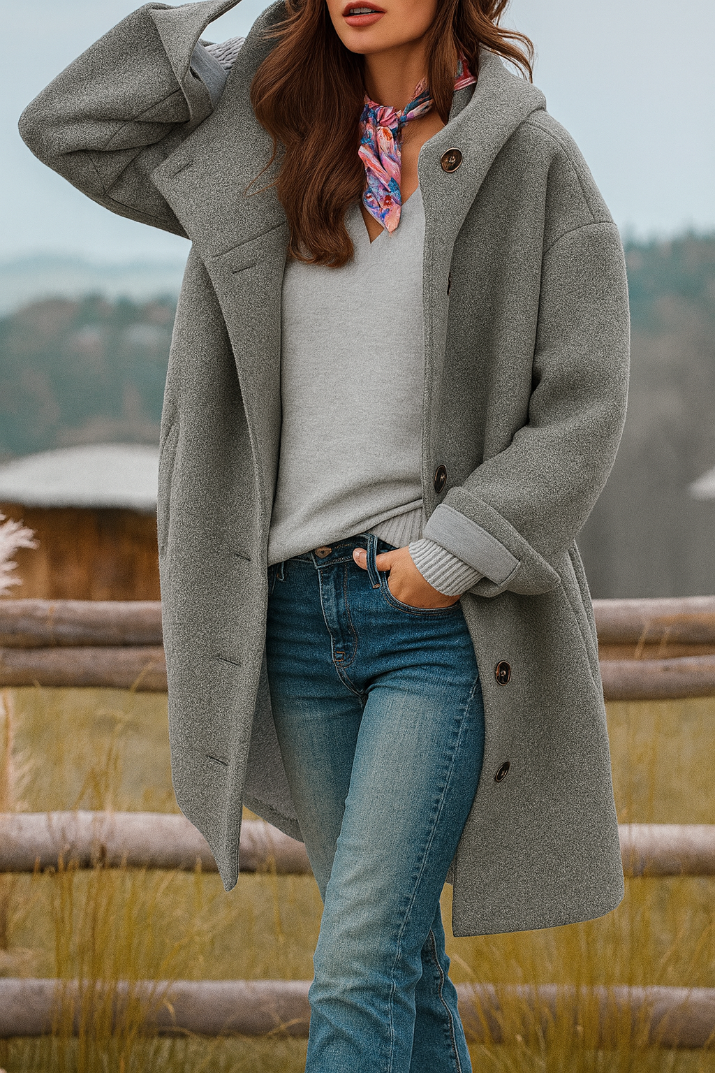 Sofia - Cosy Everyday Coat — view 5