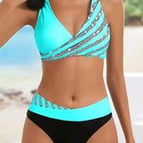 Mona - Printed Bikini in Warm Tones — view 5