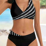 Mona - Printed Bikini in Warm Tones — view 3