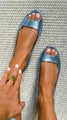 Adelina – Comfortable Golden Sandals — view 7