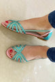 Eleanor – Bright Golden Sandals — view 5