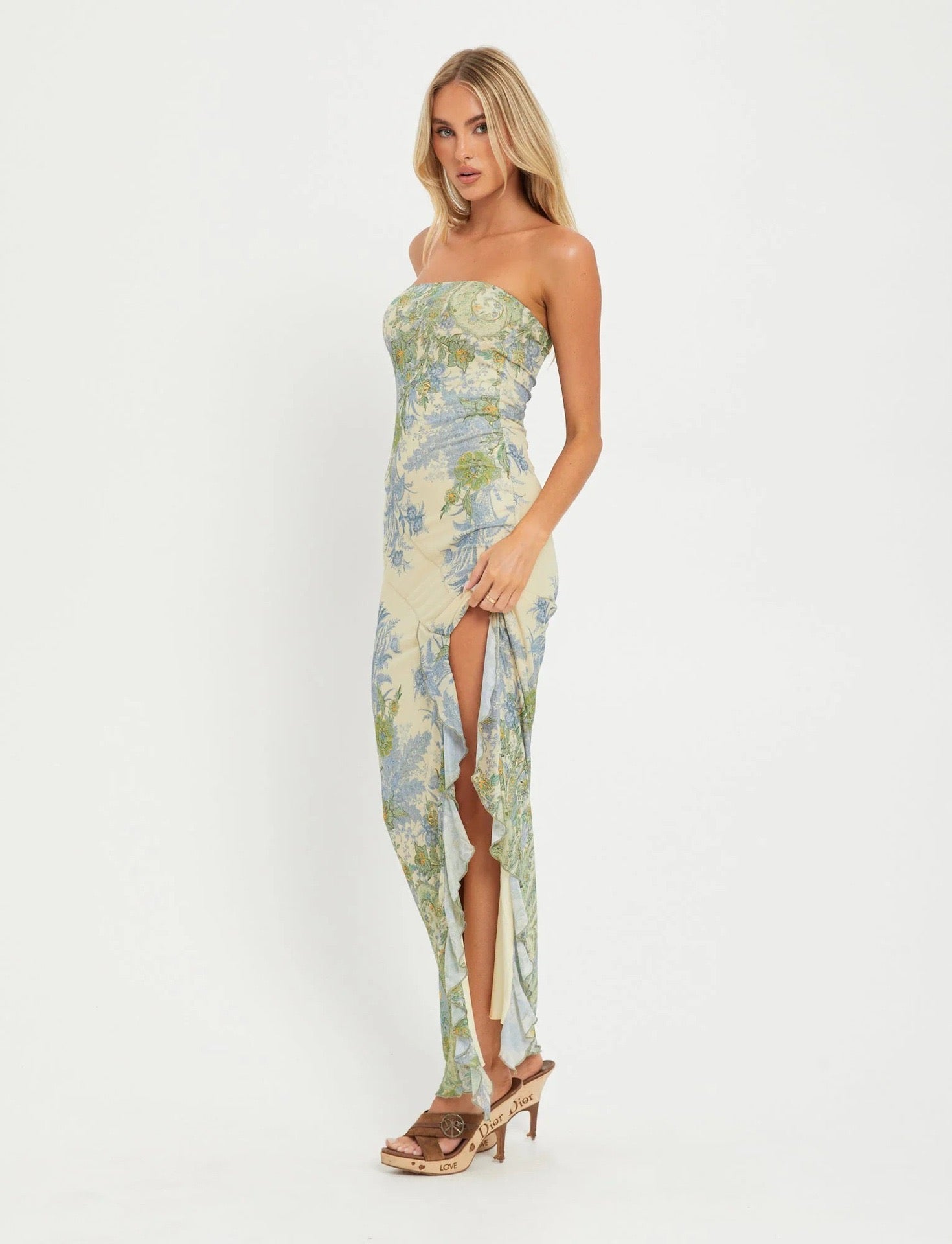 Bloom Strapless Maxi — view 2