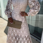 Esme™ | Elegant Lace Midi Dress — view 2