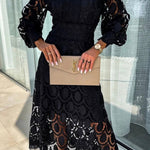Esme™ | Elegant Lace Midi Dress — view 3