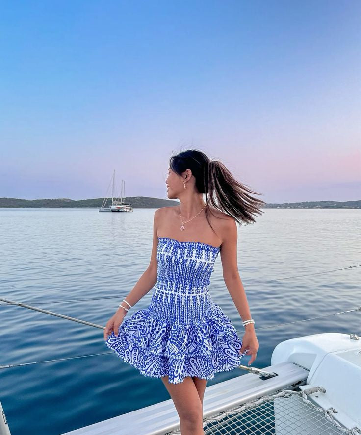 Cerys - Mini Dress with Ruffles — view 5