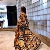 Faye - Boho Printed Dress — view 5