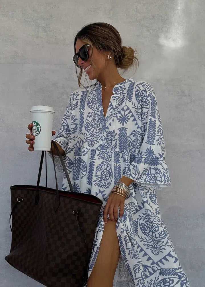 Freddie - Boho Casual Tunic Dress — view 2