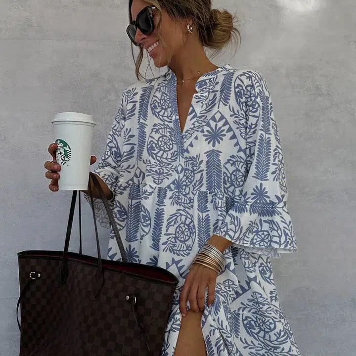 Freddie - Boho Casual Tunic Dress — view 2