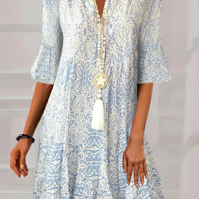 Liane - Elegant Boho Dress — view 2