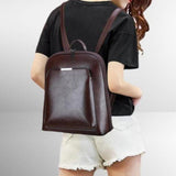 Shelley – Classic Double Zipper Backpack — view 8
