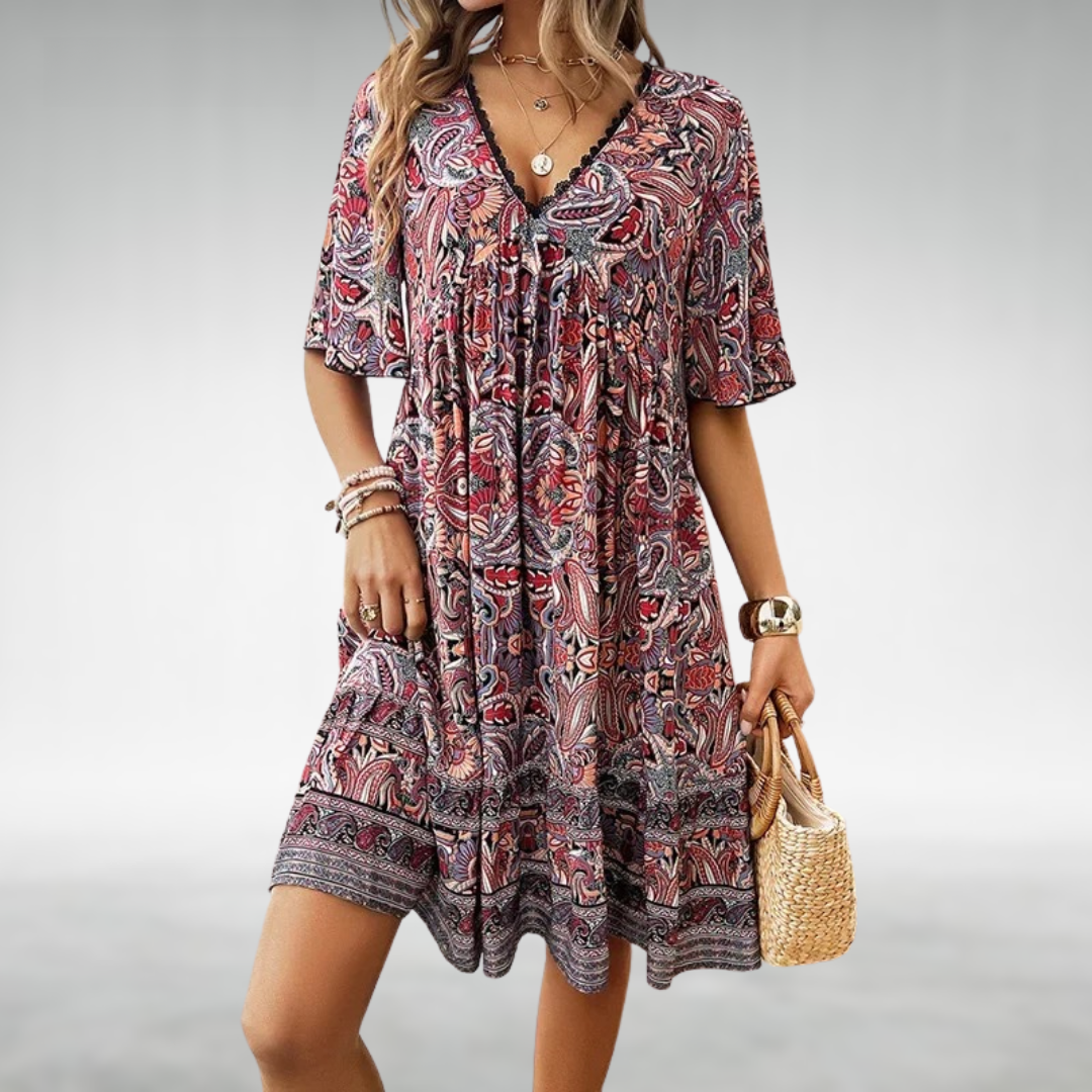 Quinley - Boho Swing Dress — view 3