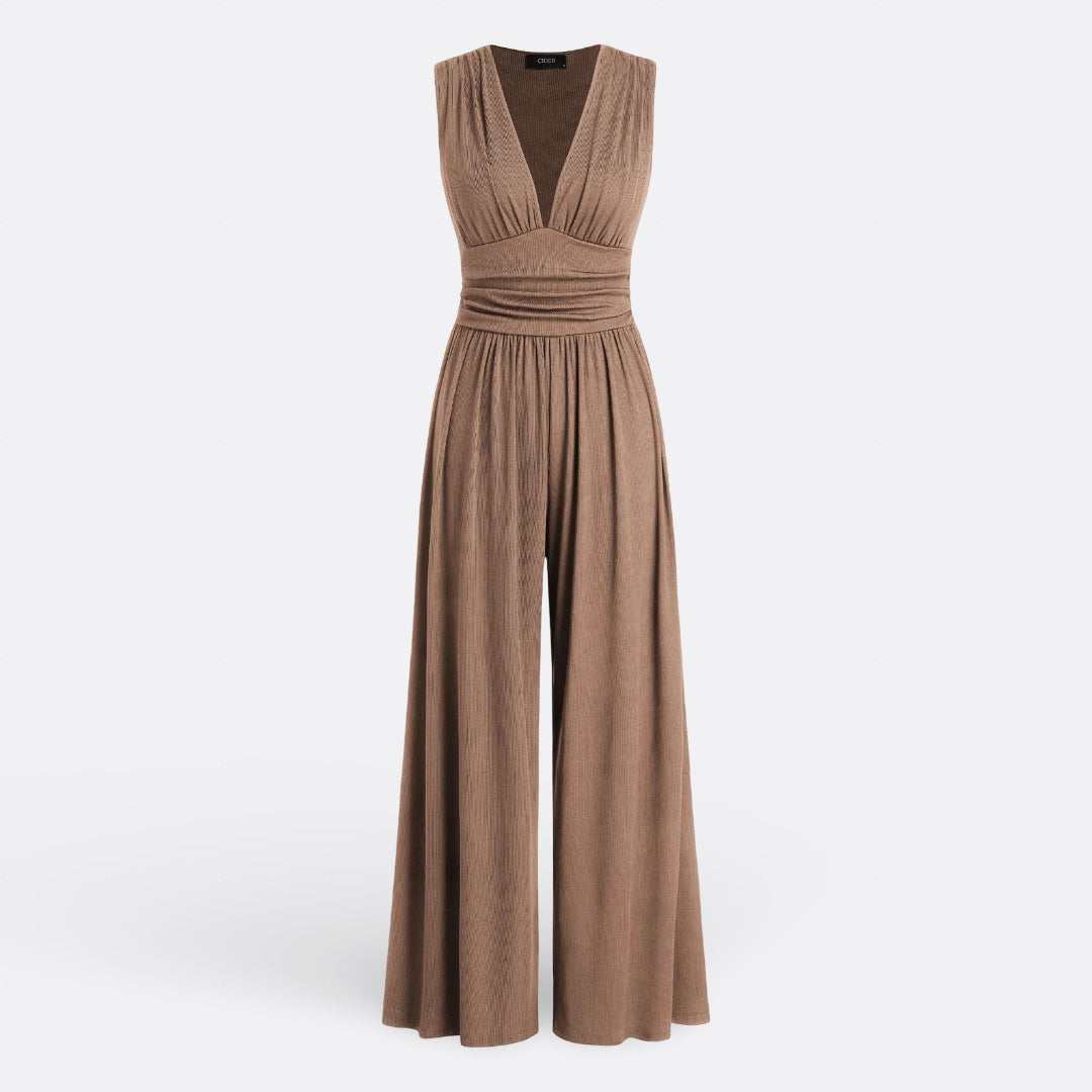 Lani - Chic Sleeveless Wide-Leg Jumpsuit — view 4
