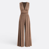 Lani - Chic Sleeveless Wide-Leg Jumpsuit — view 4