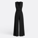 Lani - Chic Sleeveless Wide-Leg Jumpsuit — view 2