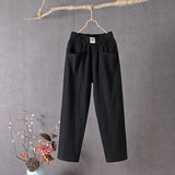 Alyra - Relaxed Fit Pants with Pockets
