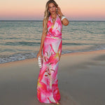 Aviana - Backless Maxi Dress with Halter Neck — view 3