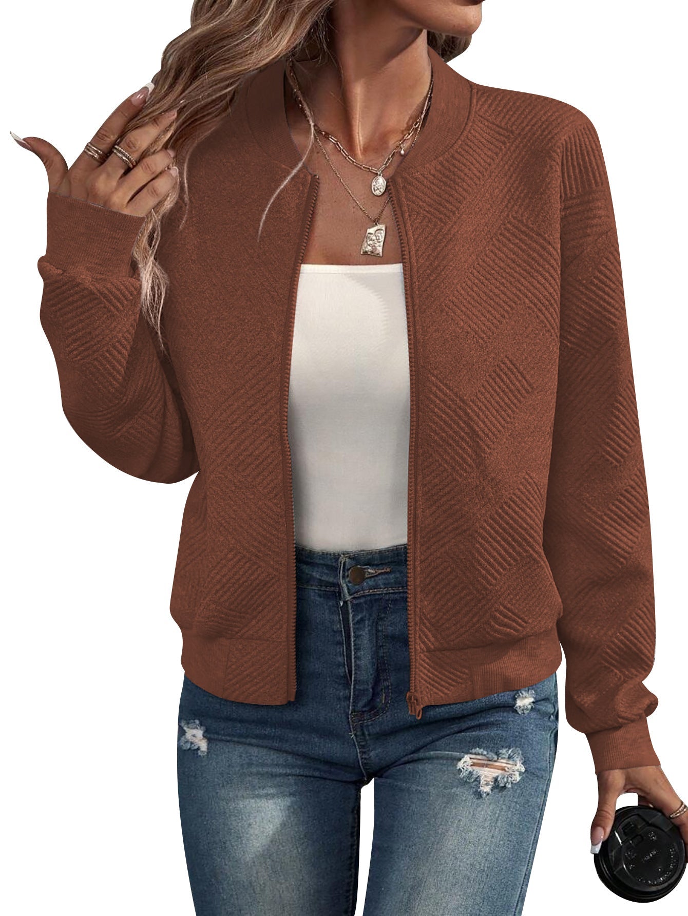 Dora - Structured Bomber Jacket — view 5
