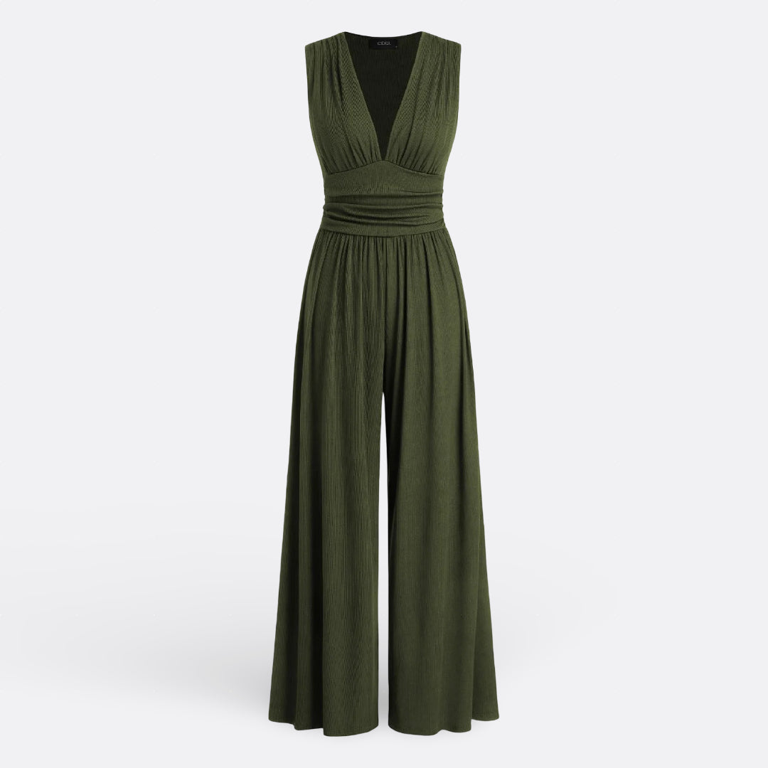 Lani - Chic Sleeveless Wide-Leg Jumpsuit — view 3