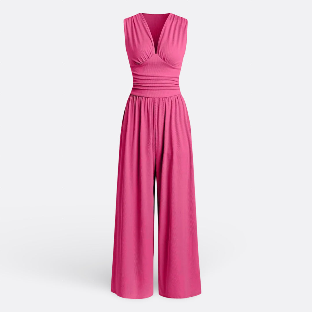 Lani - Chic Sleeveless Wide-Leg Jumpsuit — view 6