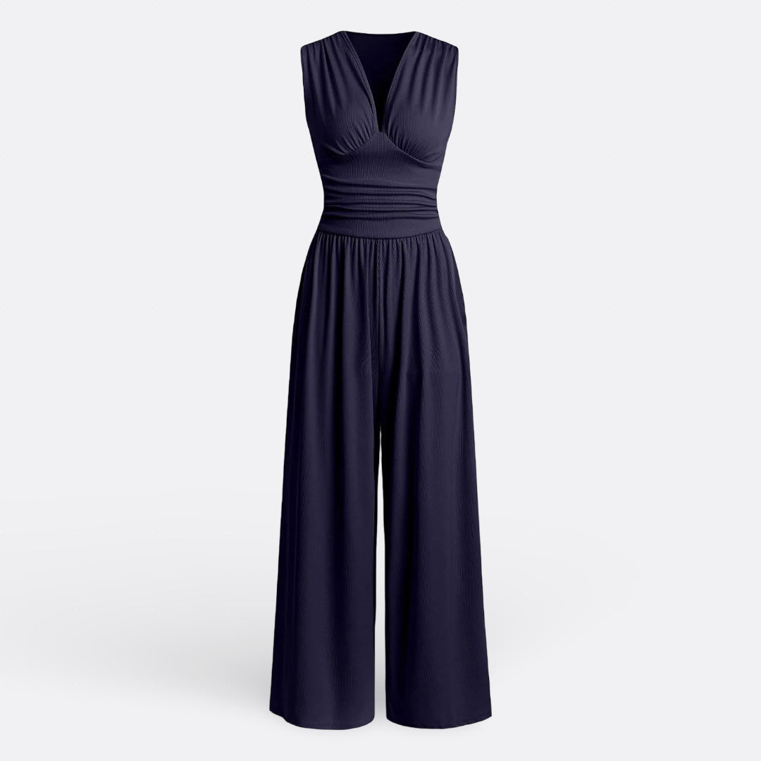 Lani - Chic Sleeveless Wide-Leg Jumpsuit — view 5