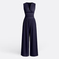 Lani - Chic Sleeveless Wide-Leg Jumpsuit — view 5
