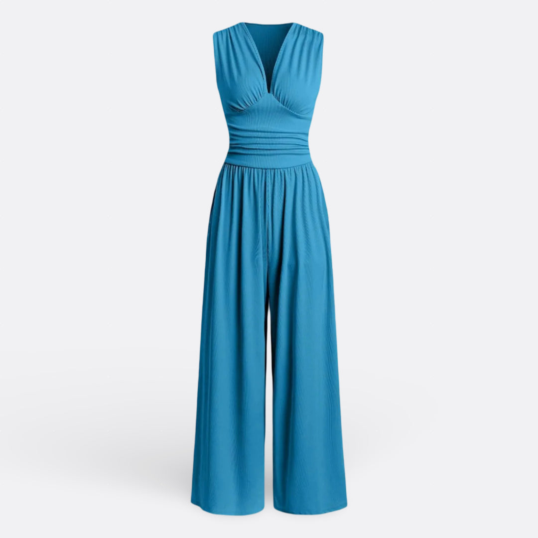 Lani - Chic Sleeveless Wide-Leg Jumpsuit — view 7