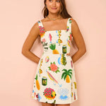 Azalee - Tropical Summer Dress — view 3