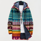 Coat with Ethnic Pattern — view 2
