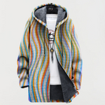 Coat with Wavy Stripes — view 2