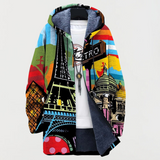 Sweater with Urban Pattern — view 2