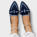 Flat Women's Shoes with Knot Design — view 2