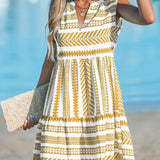 Katrina - Geometric Summer Dress — view 8
