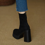 Olga - Modern-Style Boots with Suede Comfort — view 5