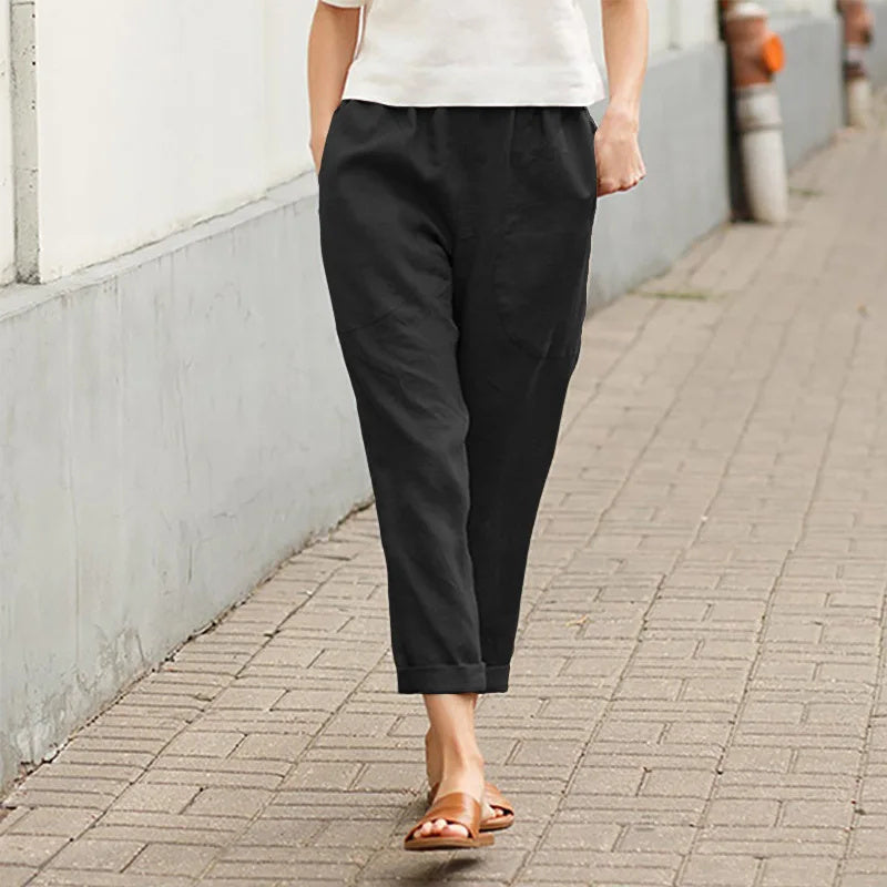 Kiwa - Wide-Leg Pants with Pockets — view 7