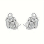 Dog Hug Earrings — view 3