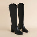 Hilda - Chunky Heel Boots with Winter Elegance — view 2