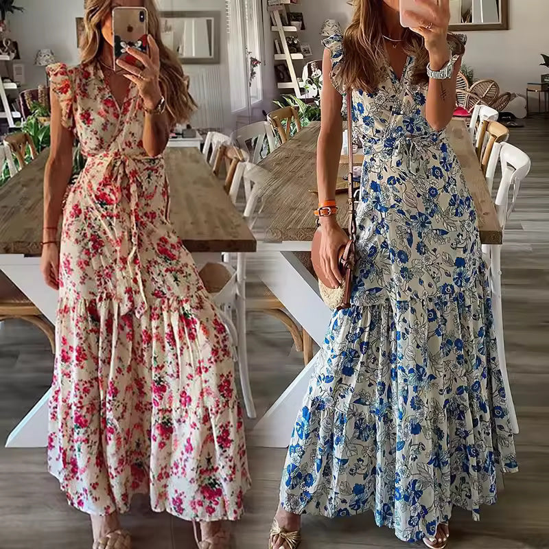Shera - Maxi Dress with Floral Print — view 4