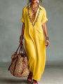 Hiria | Bohemian Maxi Dress with Floral Print — view 4