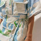 Saffron - Chic Patchwork Ensemble — view 6